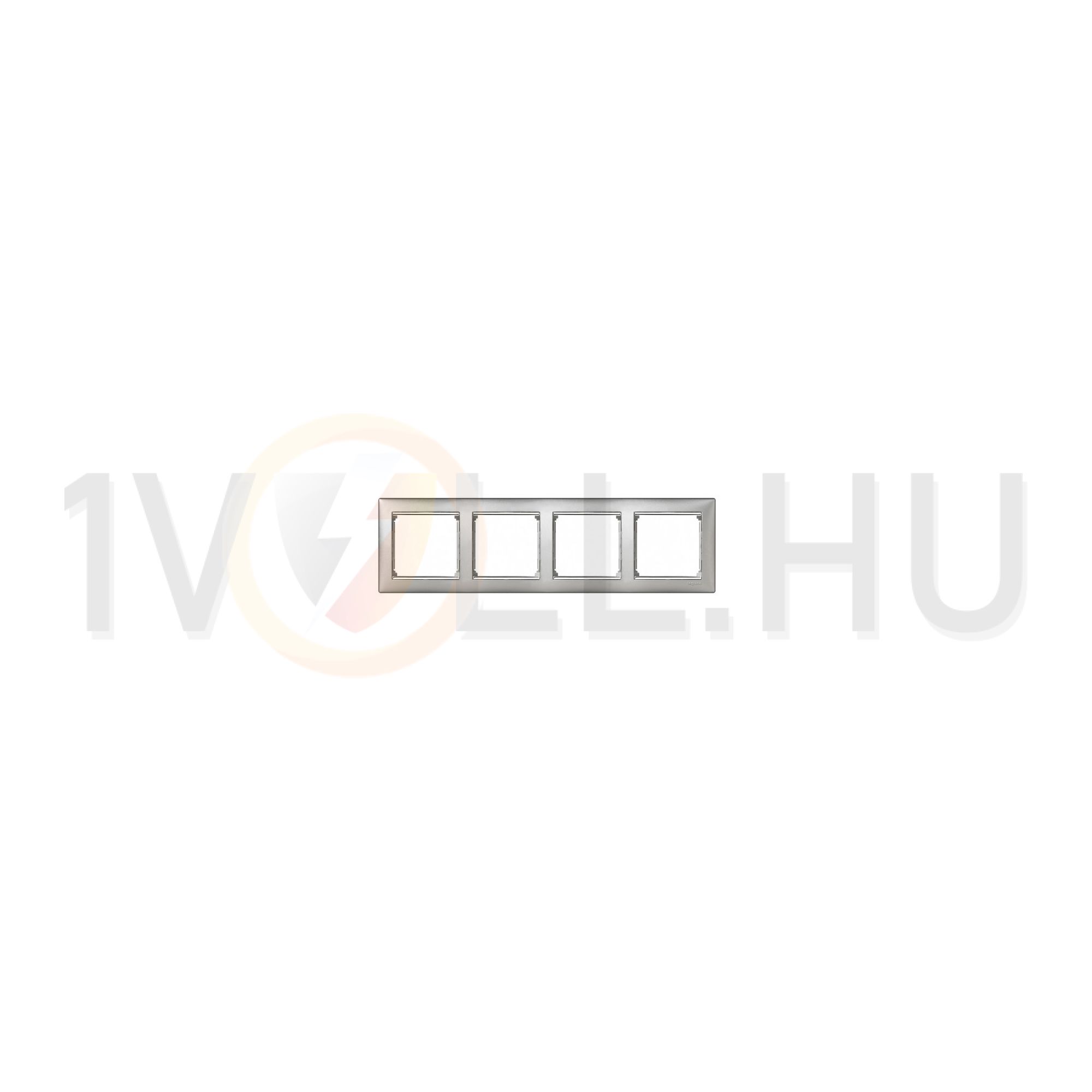 Valena keret 4-es alumínium/ezüst vízszintes és függőleges műanyag LEGRAND - 770354