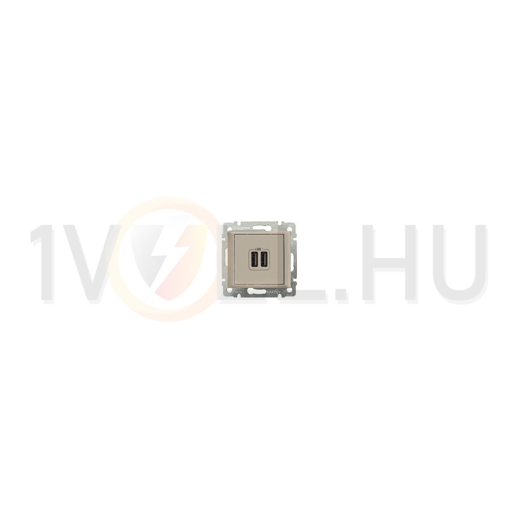 Valena USB töltőaljzat A+A 2/ki 2400mA-max. 5V süllyesztett elefántcsont LEGRAND - 774170