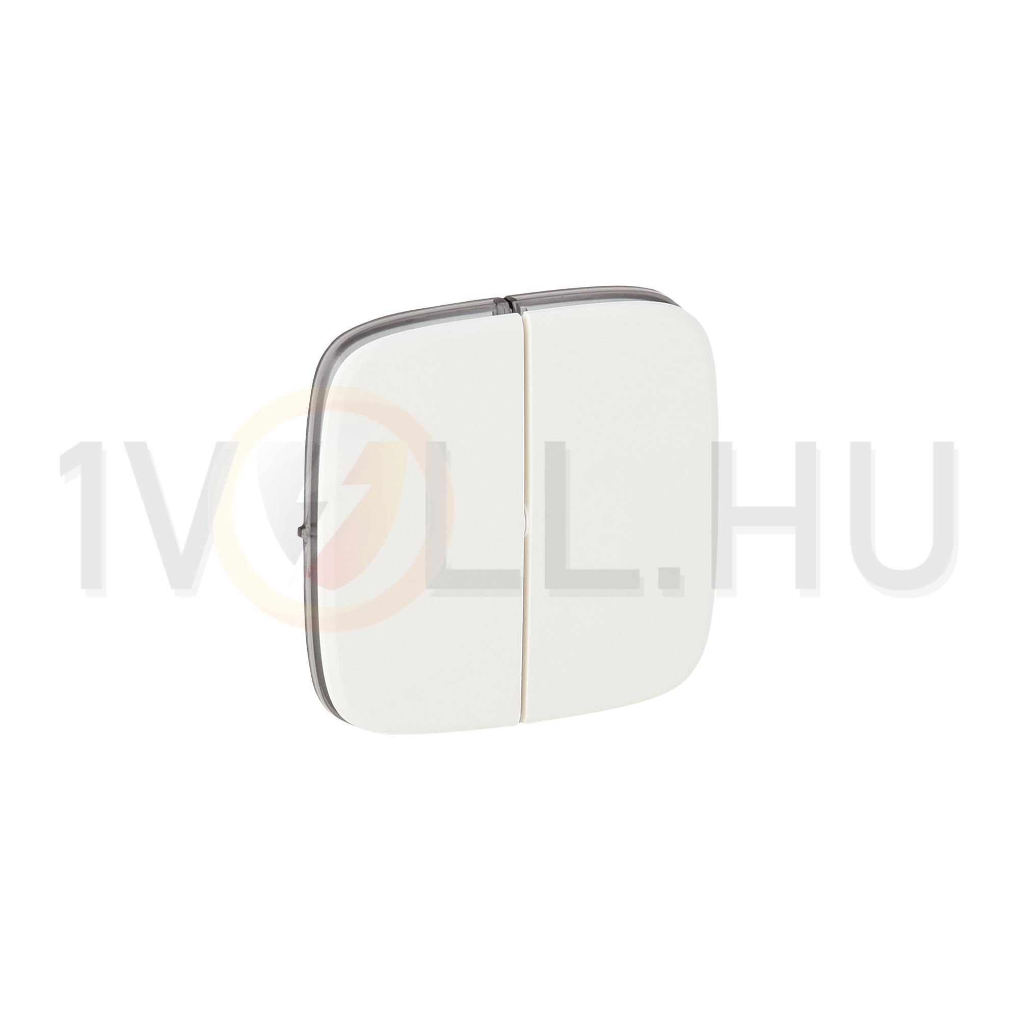 ValenaAllure billentyű kettős kapcs/nyg.-hoz fehér üres-jel IP20 műanyag fényes LEGRAND - 755025