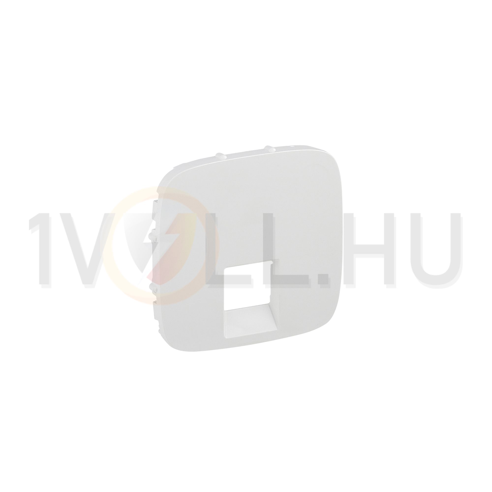 ValenaAllure fedlap RJ45/RJ11 adatcsatlakozóhoz műanyag fehér címketartó nélkül LEGRAND - 755415
