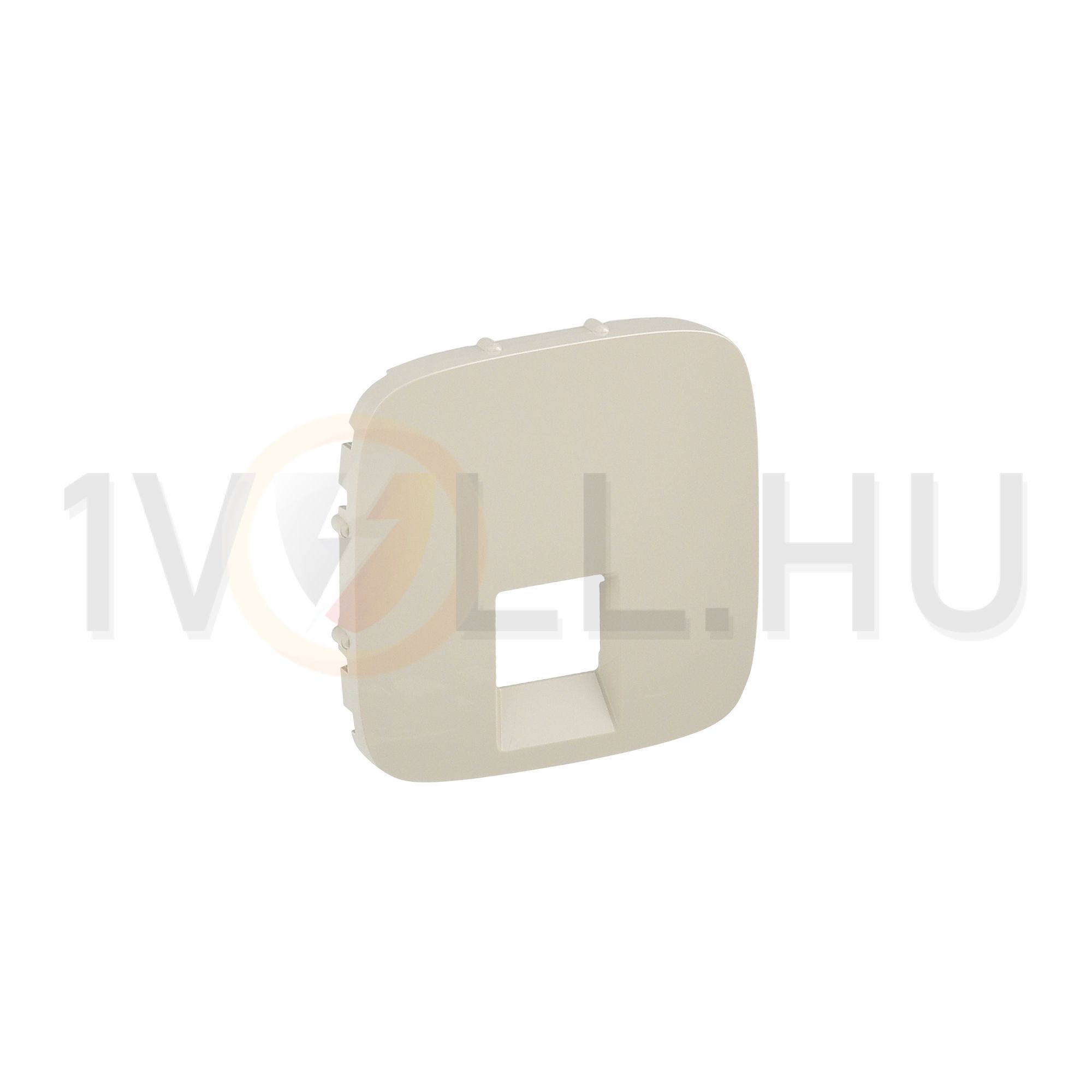 ValenaAllure fedlap RJ45/RJ11 adatcsatlakozóhoz műanyag címketartó nélkül elefántcsont LEGRAND - 755416