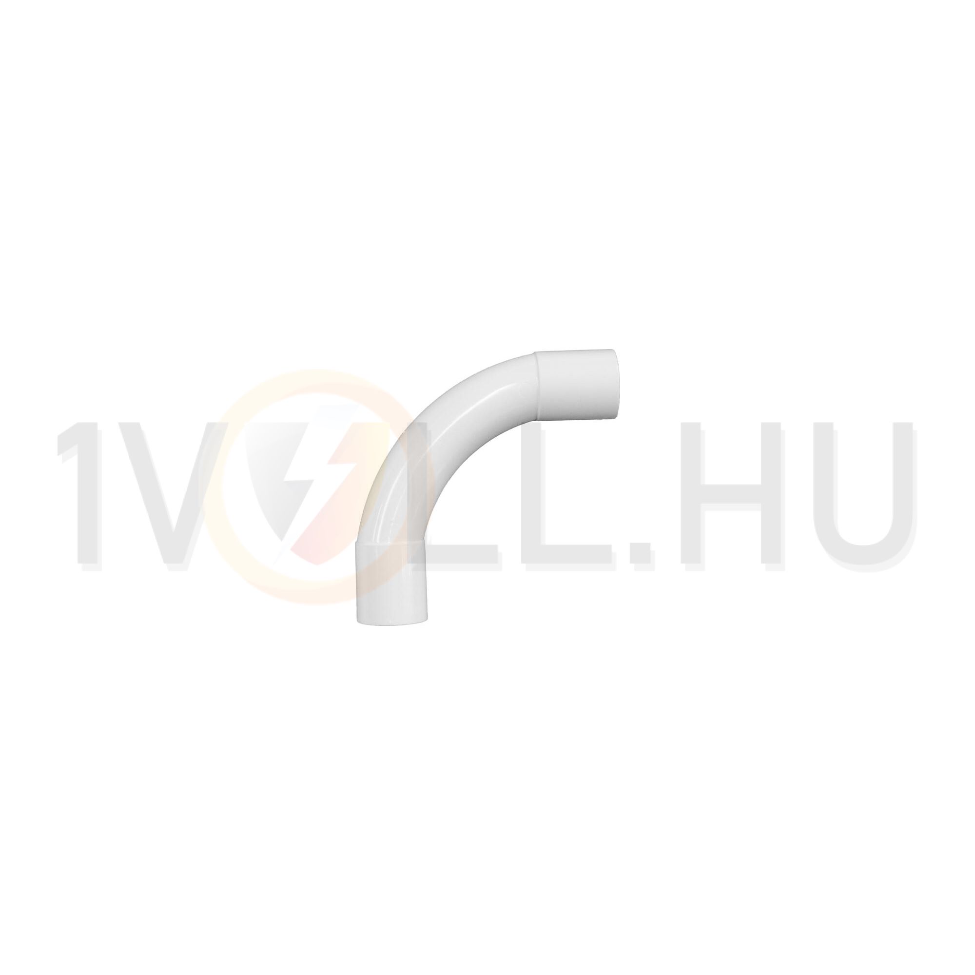 Védőcső könyök (MÜII) 90° fehér 20mm-átmérő összedugható műanyag NB/SB 20 109903 Dietzel