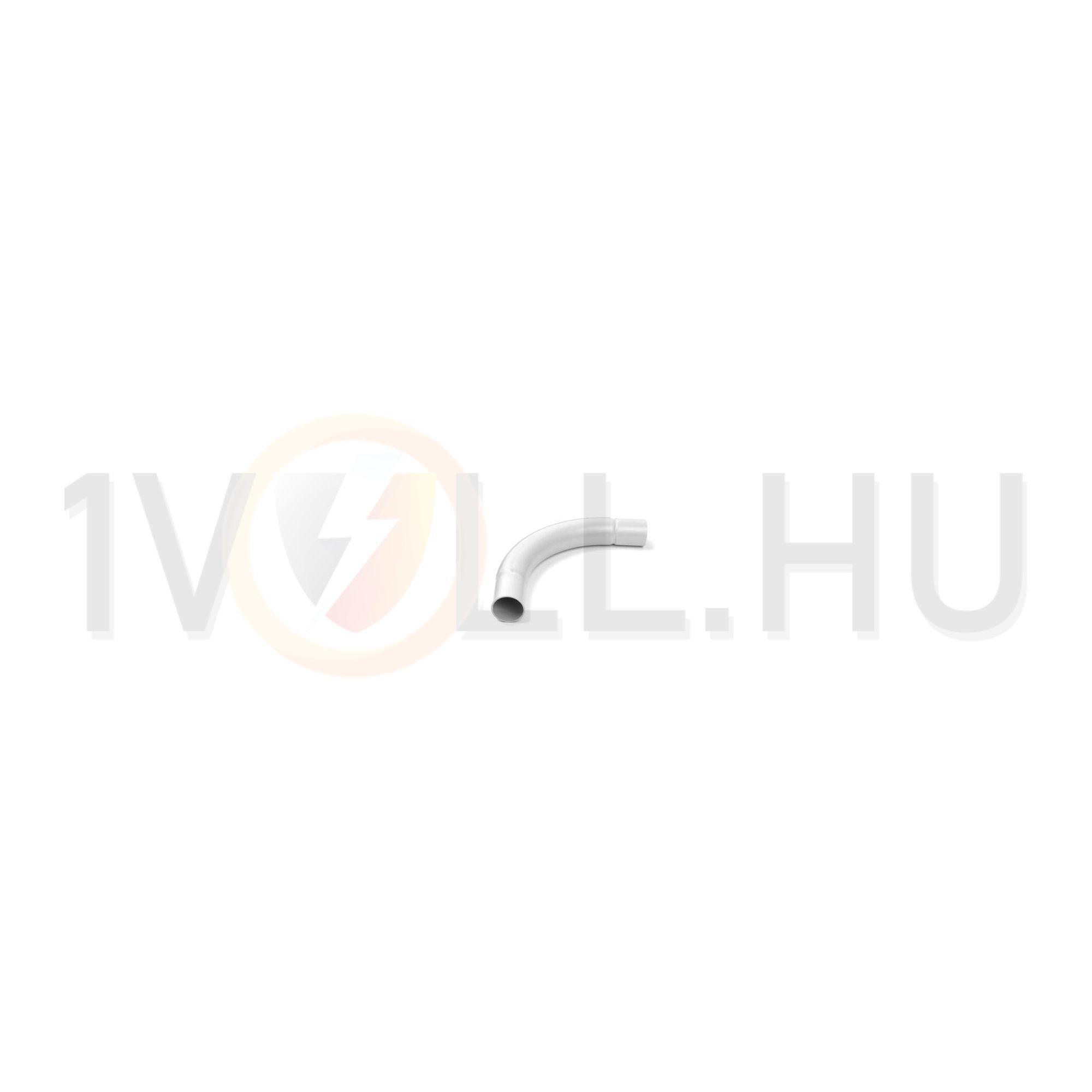 Védőcső könyök (MÜII) 90° világosszürke 63mm-átmérő összedugható műanyag SB 63 Dietzel - 065499