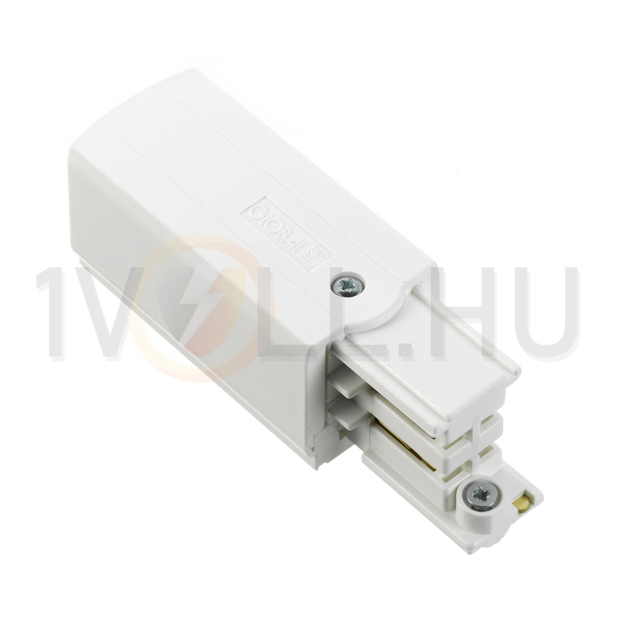 Végbetáp 3F világítási sínhez 16A bal 230-400V 3F falonkívüli fehér alumínium XTS 11-3 LIVAL - 19170113