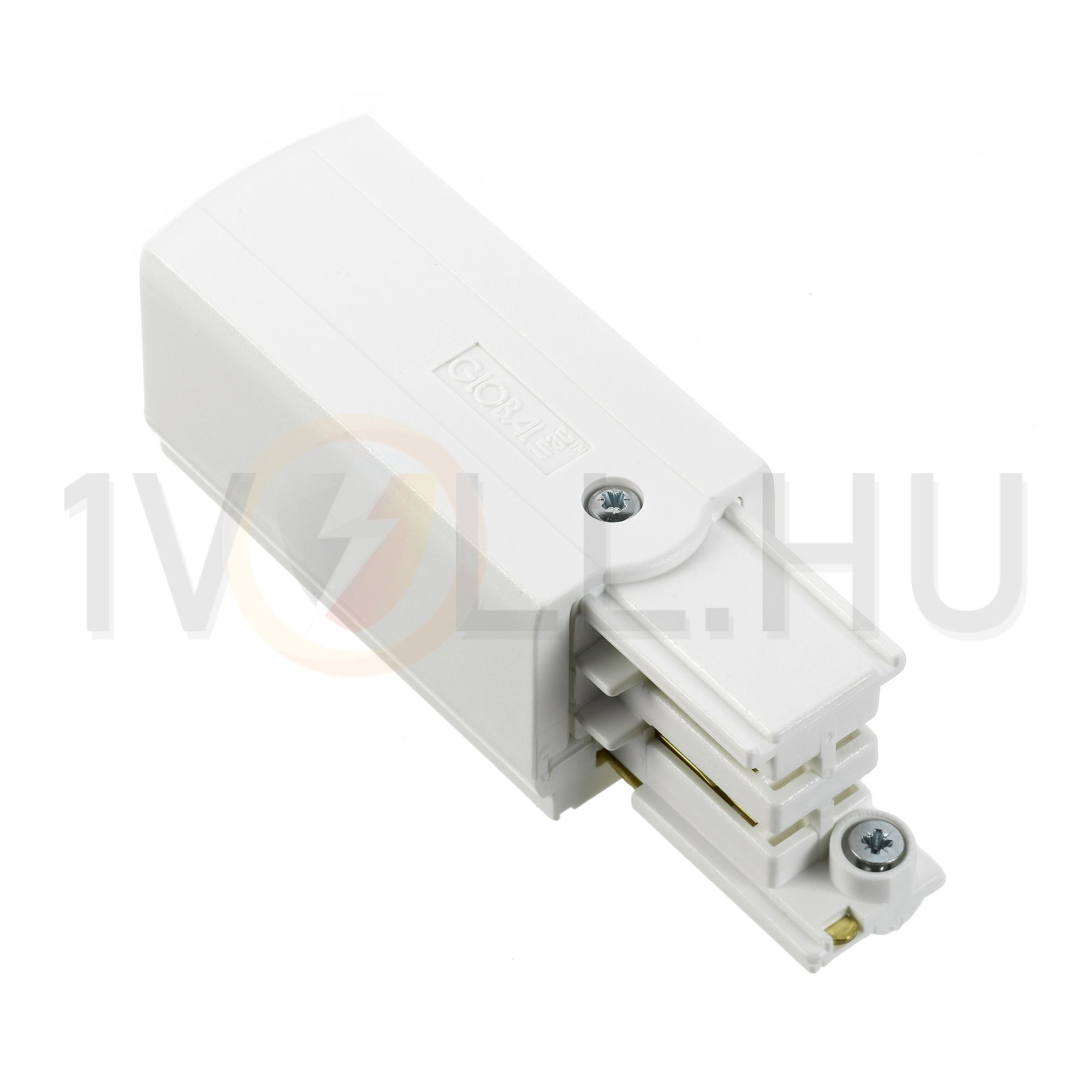 Végbetáp 3F világítási sínhez 16A jobb 230-400V 3F falonkívüli fehér alumínium XTS 12-3 LIVAL - 19170123