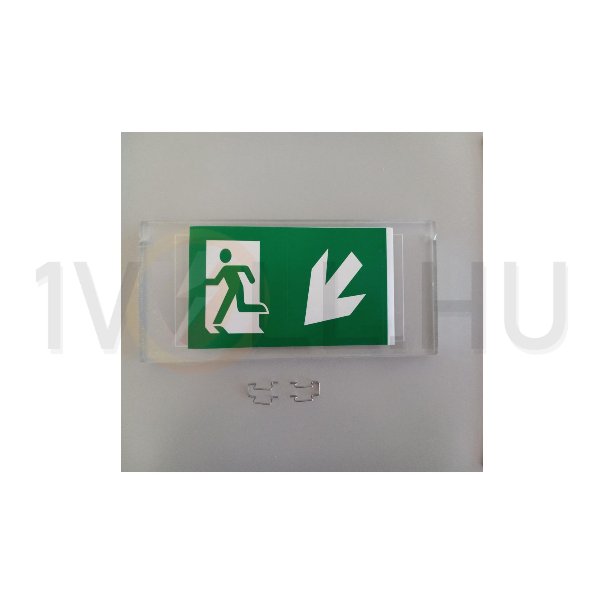 Élvilágító plexilap vészvilágítóhoz kétoldalas szimmetrikus műanyag MLX JM 515 LED HUNILUX - HL0016609