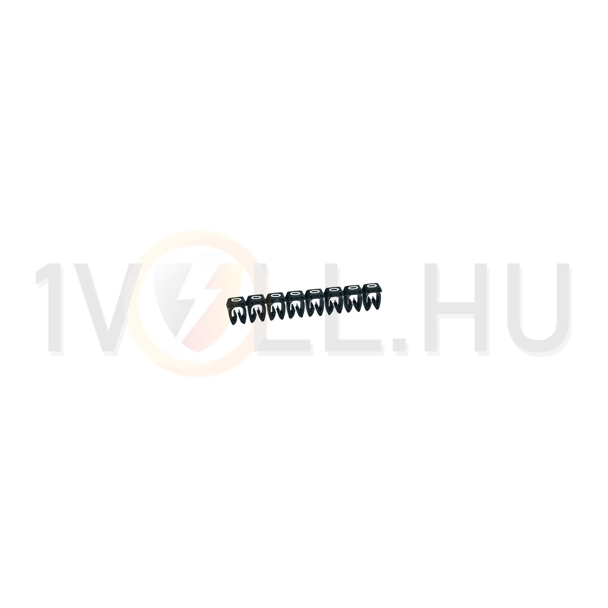 Vezeték- és sorkapocsjelölő (0) 4-6mm2 füzet műanyag fekete bepattintó CAB3 LEGRAND - 038230