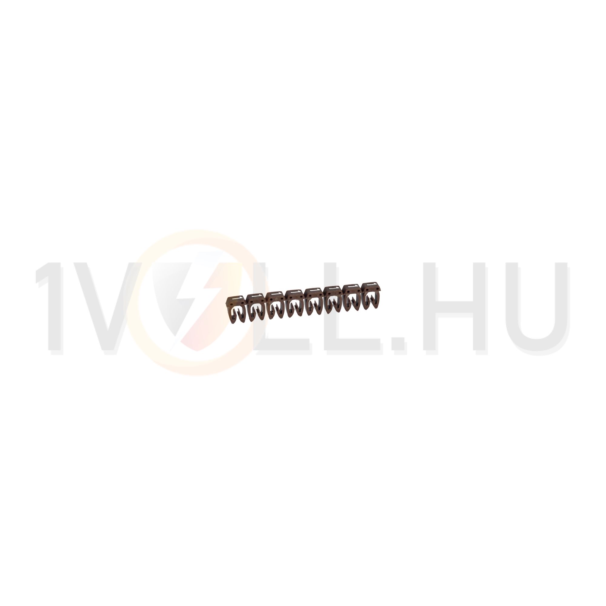 Vezeték- és sorkapocsjelölő (1) 1,5-2,5mm2 füzet műanyag barna bepattintó CAB3 LEGRAND - 038221