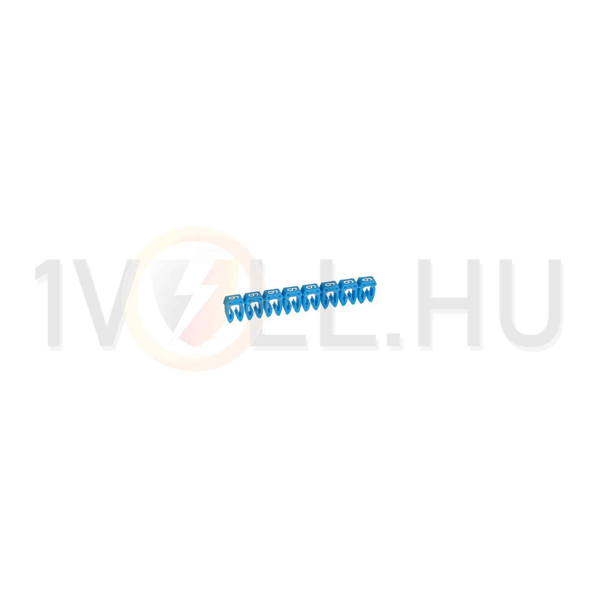 Vezeték- és sorkapocsjelölő (6) 4-6mm2 füzet műanyag kék bepattintó CAB3 LEGRAND - 038236