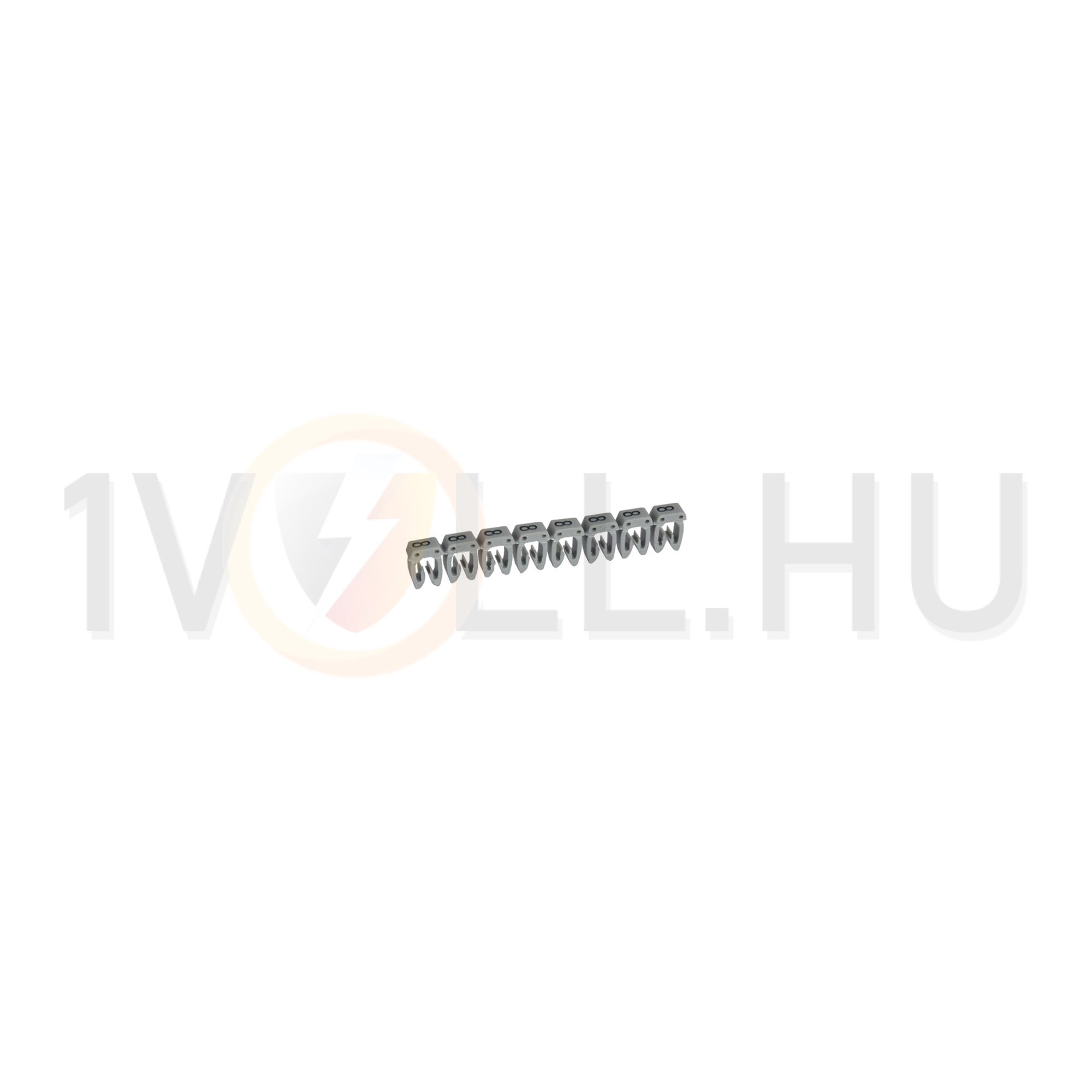 Vezeték- és sorkapocsjelölő (8) 0,5-1,5mm2 füzet műanyag szürke bepattintó CAB3 LEGRAND - 038218