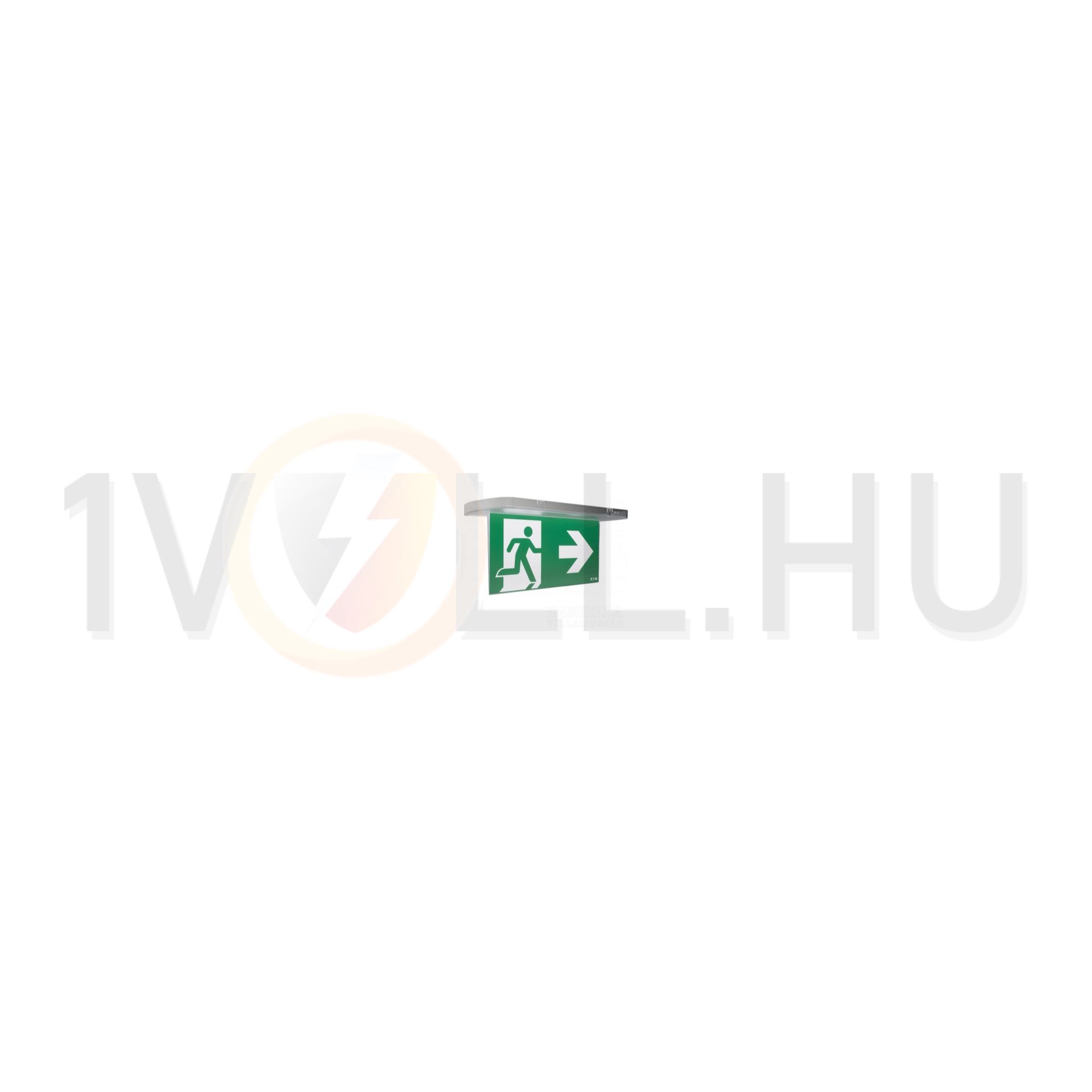 Világító plexi vészvilágítóhoz 2oldalas