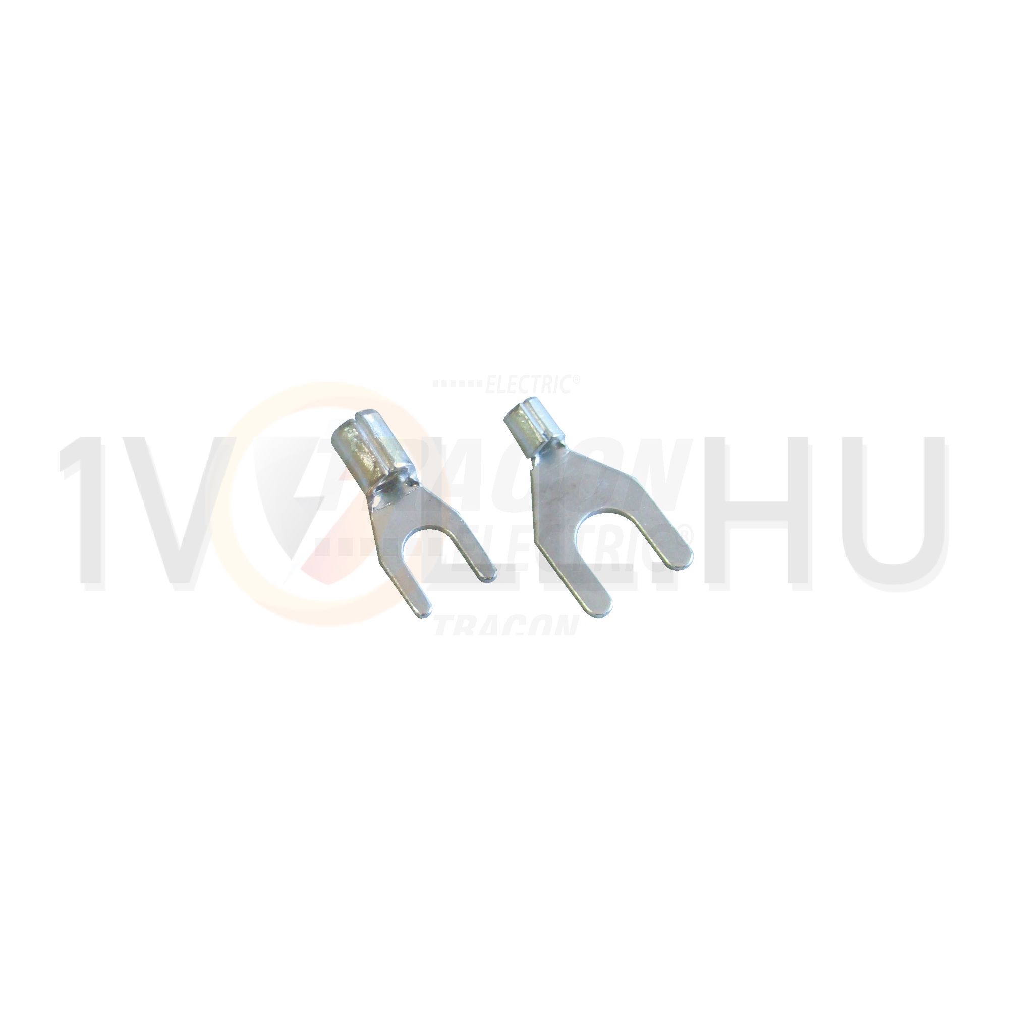 Villás saru 10mm2 4M/csavar villás-alakú réz ónozott TRACON - V10-4