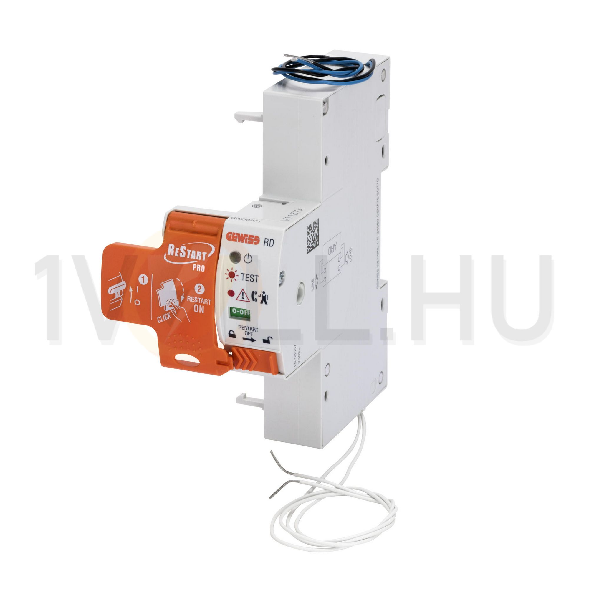 Visszakapcsoló távműködtető 2P IDP-hez WiFi-comp. 100A 230V AC 1modul ReStart RD Pro GEWISS - GWD0976