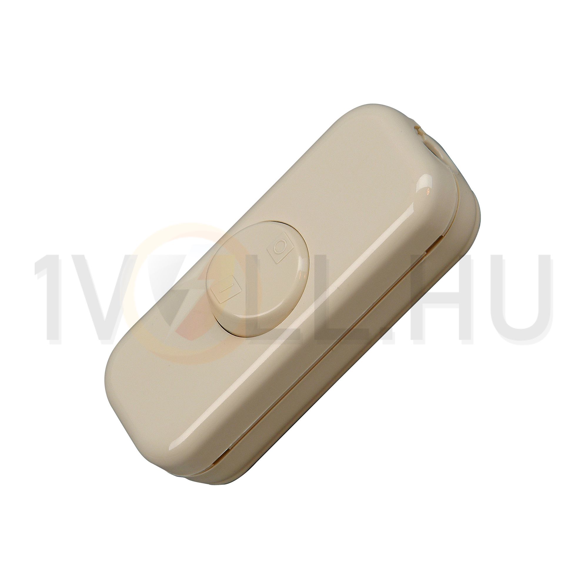 Zsinórközi 1P huzalkapcsoló billentyűs 10A 250V fehér műanyag Kopp - 193601008