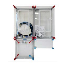 1/3F mérőszekrény 1xM80+1xH63A szabadvezetéki 1-szintes 2-mérőhely HB33KH-U(HEN24.E134) Hensel