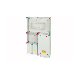 1/3F mérőszekrény 1xM63.80A+1xV32A/H földkábeles (95mm2) 1-szintes HB33K0F-U1(HEN24.E189) Hensel - 1091350