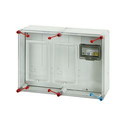 1/3F mérőszekrény modul 1xM63A+1xV32A csoportos 1-szintes 2-mérőhely HB33K0-CS(HEN20.t037) Hensel - 1091632