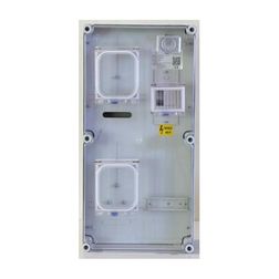 1F mérőszekrény társasházi M63A V32A 1-szintes 1-mérőhely 2 2M PVT 3060 Á-VÁ Fm-CS Csatári Plast - CSP24.TE122