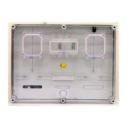 3F mérőmodul csoportos M63A V32A alacsony fedél+szellőző 1 1M PVT 6045 Á-V Fm-CS-U Csatári Plast - CSP24.t160