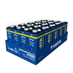 Elem 9V ipari 9V alkáli-mangán 6 LR 61 blokk Industrial VARTA - 4 022 211 111