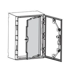 Ajtó belső szürke kezeletlen műanyag 400mmx 600mmx HYDRA Z.U.P. Emiter - 9420009
