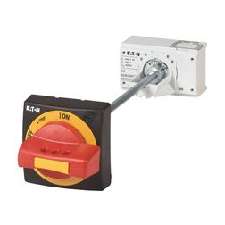Ajtókuplung forgató hajtás teljesítménymegszakítóhoz piros vészleállító zárható NZM1-XTVDVR EATON - 260178