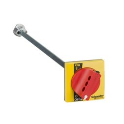 Ajtókuplung forgató hajtás INS40…160-hoz DC-kapcsoló piros +Vész-Ki zárható INS/INV Schneider - LV428942