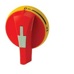 Ajtókuplungos hajtás 100..125A / M3 terheléskapcsolókhoz piros/sárga IP65 SOCOMEC - 14841111