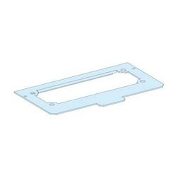 Alapkeret FL21 bevezetőhöz vakfedél porszórt acél 300mmx 180mm Prisma G Schneider - LVS08875