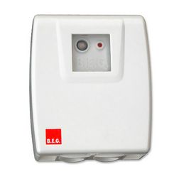 Alkonykapcsoló falra kültér 2-1000lx 1z 2300W falonkívüli műanyag fehér CdS-AP B.E.G. - 92369