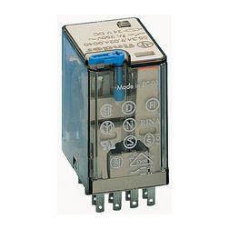 Általános célú relé 7A 4-v dugaszolós 12VDC monostabil IP20 55.34.9.012.0040 FINDER - 553490120040