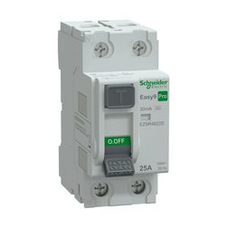 Áram-védőkapcsoló (Fi-relé) analóg 2P 25A 0.03A A-típus Easy9 Pro Schneider - EZ9R49225