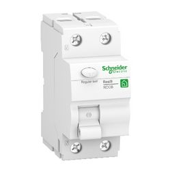 Áram-védőkapcsoló (Fi-relé) analóg 2P 25A 30mA A-típus 6kA Resi9 R Schneider - R9R02225