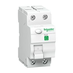 Áram-védőkapcsoló (Fi-relé) analóg 2P 63A 30mA AC-típus 6kA Resi9 R Schneider - R9R11263