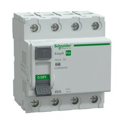 Áram-védőkapcsoló (Fi-relé) analóg 4P 40A 0.03A A-típus Easy9 Pro Schneider - EZ9R49440