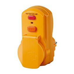 Áram-védőkapcsolós adapter 2P+F dugaszolható 16A 250V 0.03A adapter dugó BDI-A 2 LECTRA - 1290660