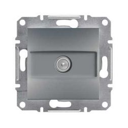 Asfora antenna aljzat TV süllyesztett komplett acél 1-kimenet átmenő 4dB/860MHz Schneider - EPH3200262