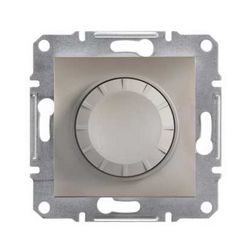 Asfora fényerőszabályzó váltó forgató-/nyomógomb induktív-terhelés bronz süllyesztett Schneider - EPH6400169