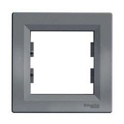 Asfora keret 1-es acél vízszintes és függőleges műanyag Schneider - EPH5800162