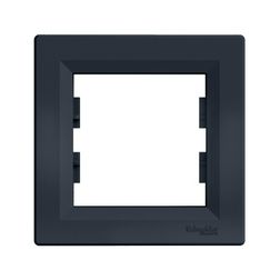 Asfora keret 1-es antracit vízszintes és függőleges műanyag Schneider - EPH5800171