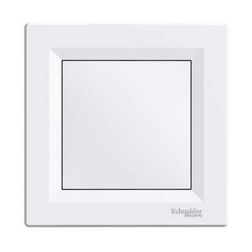 Asfora vakfedél kerettel vakfedél fehér üres-jel IP20 műanyag fényes karom és csavar Schneider - EPH5600121