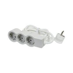 Asztali elosztósor 3680W fehér/szürke 1.5mm2 1.5m 3x2P+E/230V 16A IP20 Standard LEGRAND - 694549