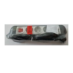 Asztali elosztósor gyerekvédős modulrendszerű 1mm2 2.5m 4x2P+E/230V 16A  kapcsolós szürke LEGRAND - 690564