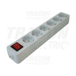 Asztali elosztósor vezeték nélkül 6x2P+E/230V 16A fehér IP20 TRACON - HUR-06K
