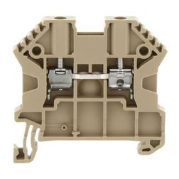 Átmenő sorkapocs TS35 1-szintes 24A 0,2-2,5mm2/érvéghüvely bézs SRK 2,5/2A BG CONTA-CLIP - 17100.2