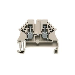 Átmenő sorkapocs TS35 1-szintes 24A 0.5-2.5mm2 bézs csavaros robbanásbiztos WDU 2.5N Weidmüller - 1023700000