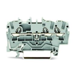 Átmenő sorkapocs TS35 1-szintes 24A 0.75-2.5mm2 szürke rugószorításos rugószorításos WAGO - 2002-1301