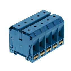 Átmenő sorkapocs TS35 1-szintes 269A 16-95mm2 kék csavaros WDU 95N/120N BL Weidmüller - 1820560000