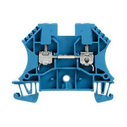 Átmenő sorkapocs TS35 1-szintes 32A 0.5-4mm2 kék csavaros robbanásbiztos WDU 4 BL Weidmüller - 1020180000