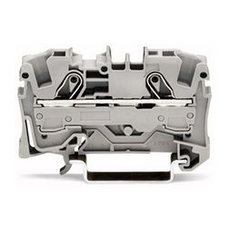 Átmenő sorkapocs TS35 1-szintes 41A 1.5-6mm2 szürke rugószorításos rugószorításos WAGO - 2006-1201